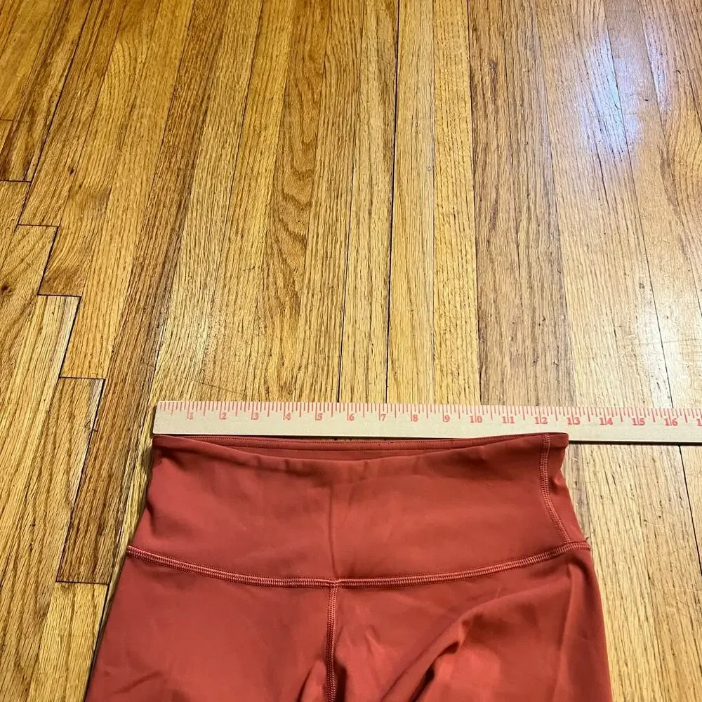 LuLuLemon Leggings Womens 4 Align Pant Orange Red 26” - Picture 6 of 8